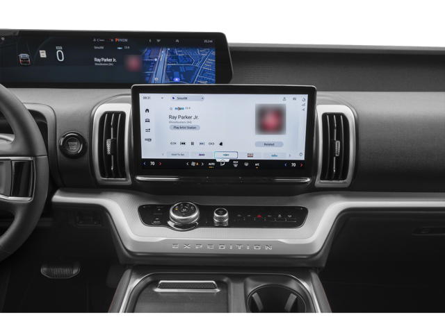 Center console and touchscreen display inside Ford Expedition MAX