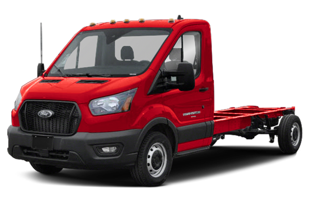Side profile of Ford Transit Cutaway chassis