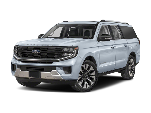 Light-colored Ford Expedition MAX parked