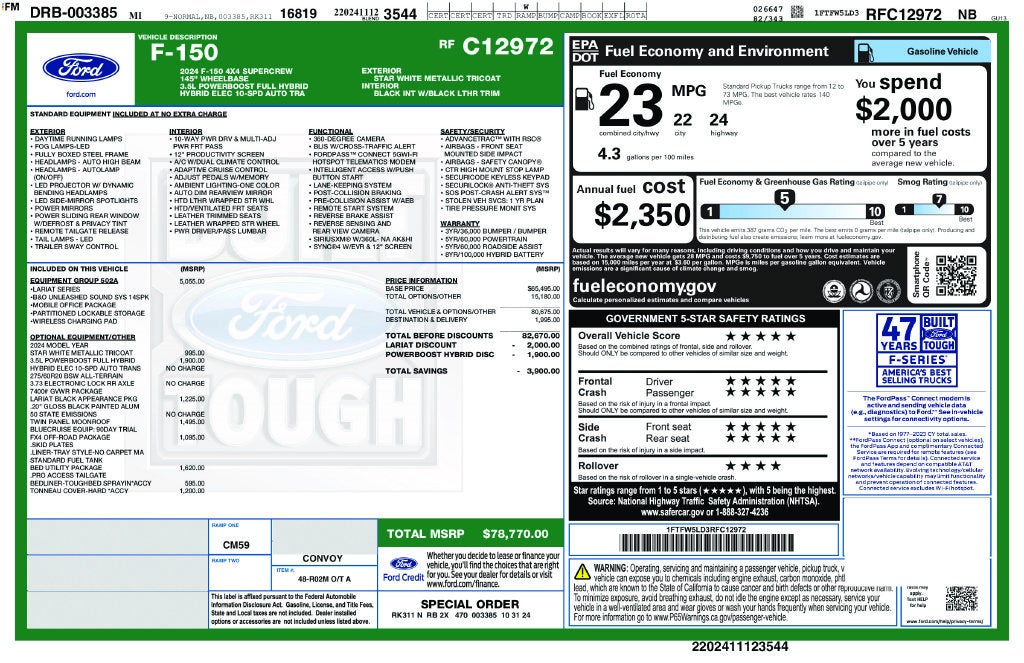 2024 Ford F-150 Lariat
