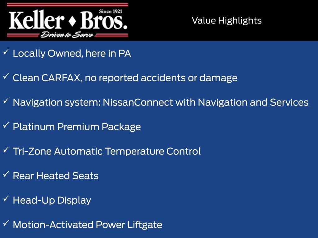 2024 Nissan Rogue Platinum Lititz PA | Keller Bros. Ford Lititz ...