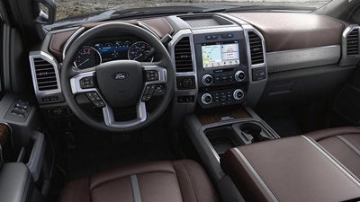 Steering wheel of Ford Super Duty F-450