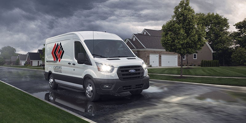 Ford Transit Cargo Van parked on street