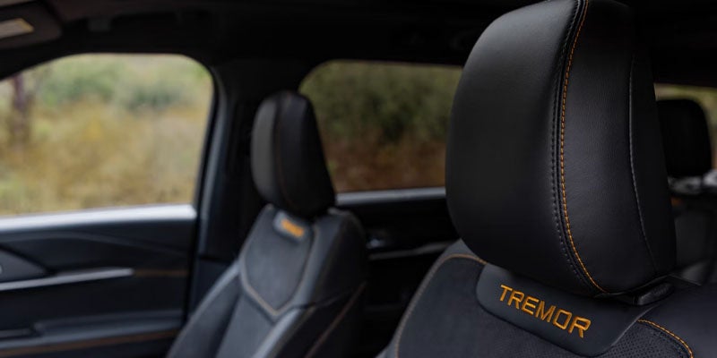 Interior headrest inside Ford Explorer