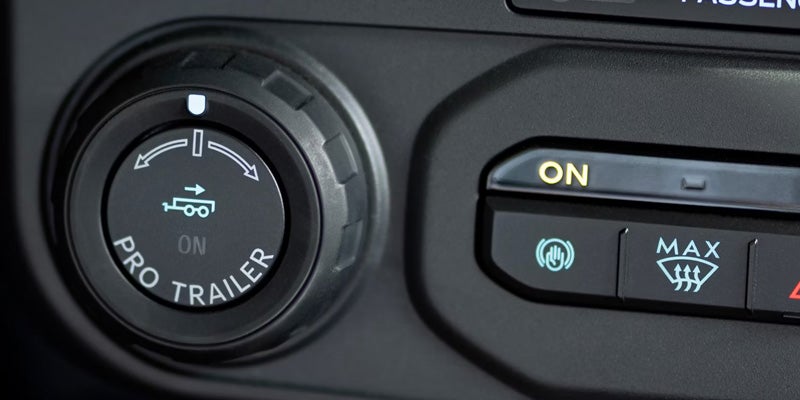 Close-up of Pro Trailer dial and buttons