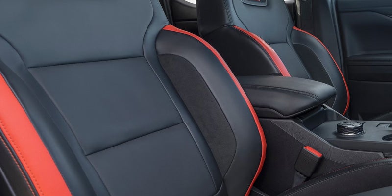 Interior front seats of Ford Ranger